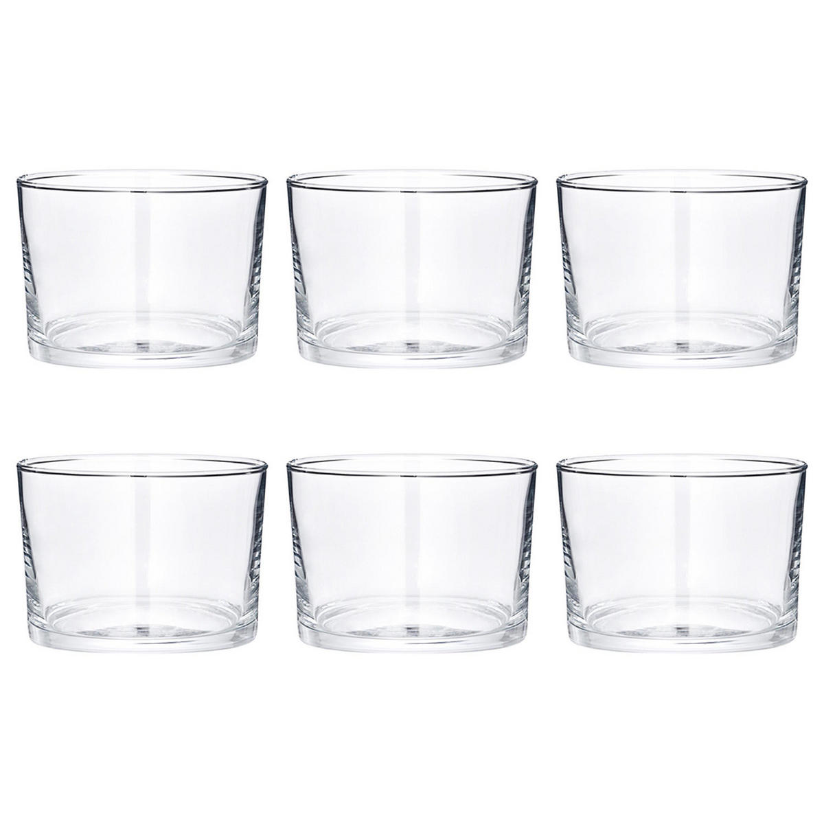 TRINKGLAS (6er Set) Purist - Transparent, Glas (0.24L) - BUTLERS