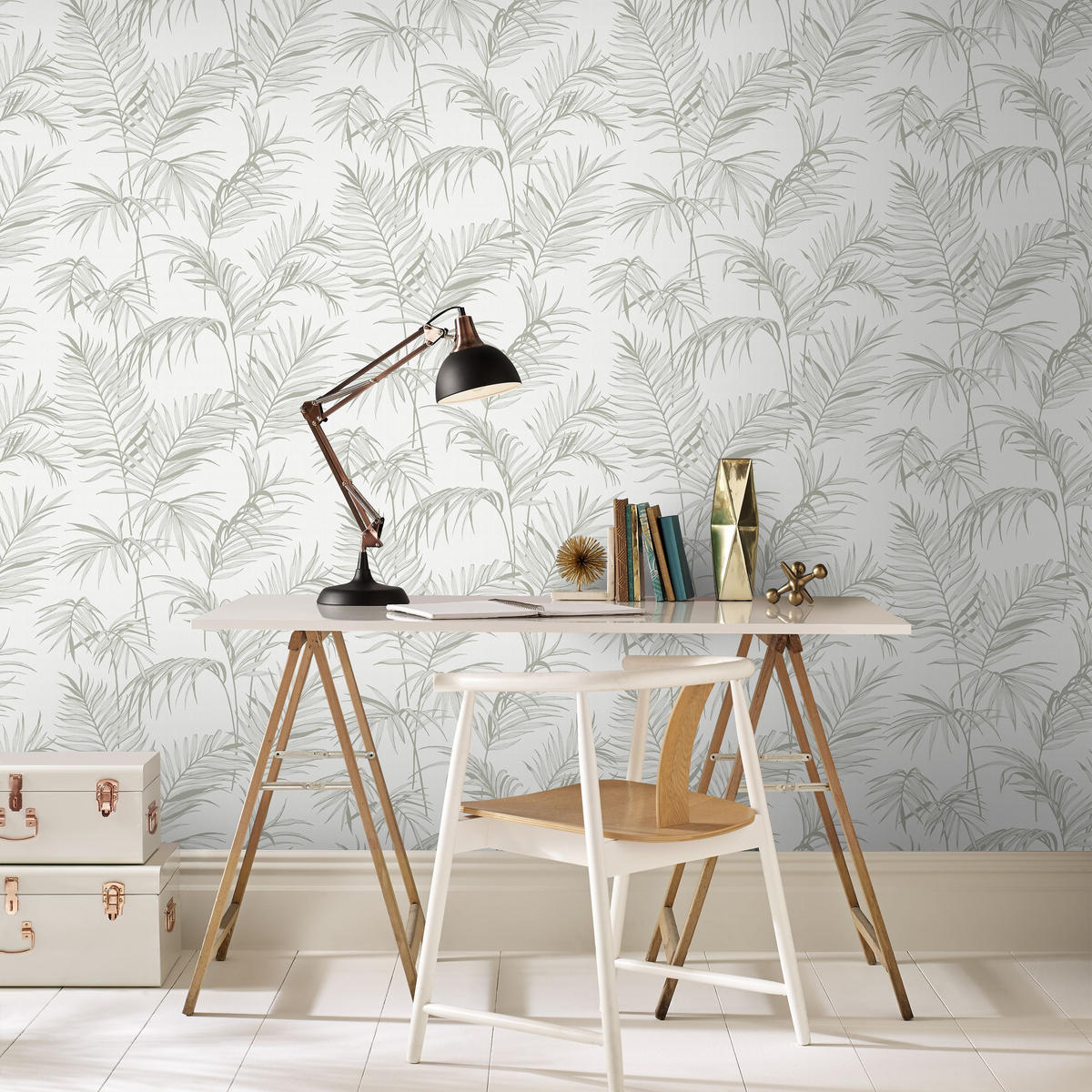 VLIESTAPETE Litho - Grün, Papier/Kunststoff (52/1000cm) - Superfresco Easy