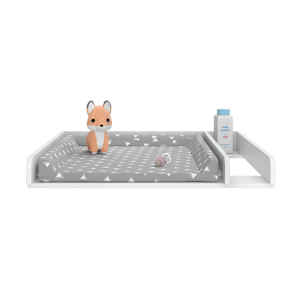 PŘEBALOVACÍ PULT Wicko Bílá - bílá, kompozitní dřevo (80/10/76cm) - Vicco