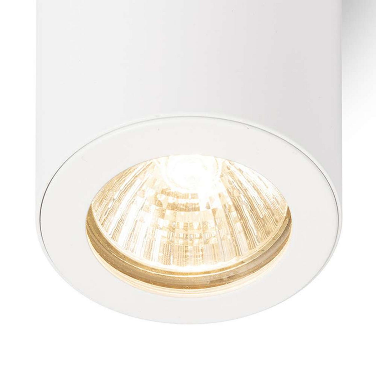 DECKENLEUCHTE LOLA 88 weiß 15 W IP54 - Weiß, Metall (6.5/6.5/8.8cm)