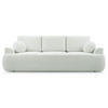3-SITZER SOFA Barletto Creme Bouclé - Creme/Schwarz, Holz/Textil (248/94/110cm) - Selsey