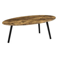 COUCHTISCH Viborg 110/60/40 - Schwarz, Holzwerkstoff (60/110/40cm) - [en.casa]