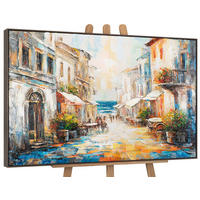 GEMÄLDE Warme Brise Schattenfugenrahmen Grau 120x80 cm - Grau, Holz (120/80cm) - YS-art gallery