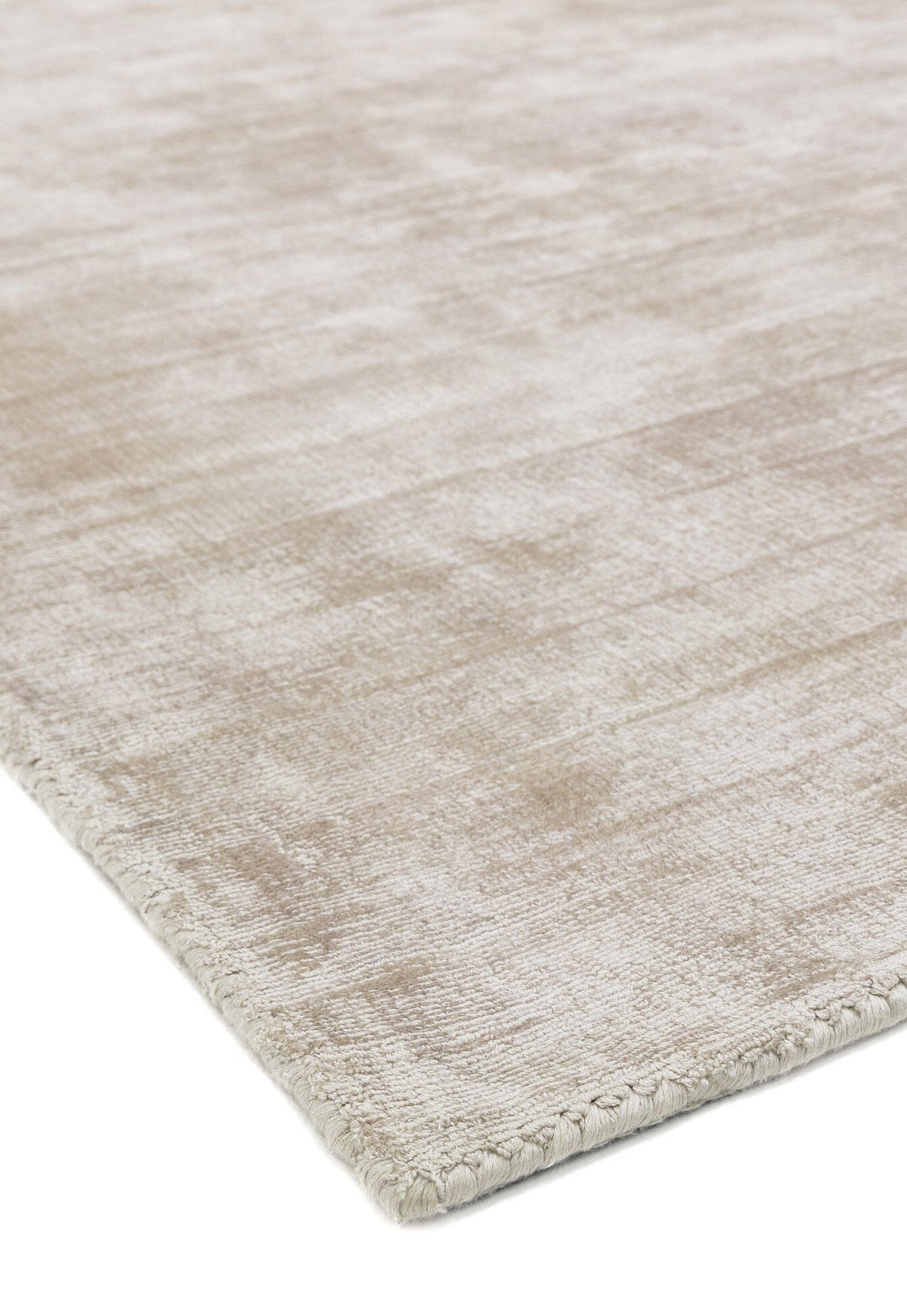 TEPPICH Viskose handgewebt zeitloses Design BARI, Beige-Grau 200x290 cm - Beige, Textil (200/290cm) - KADIMA DESIGN