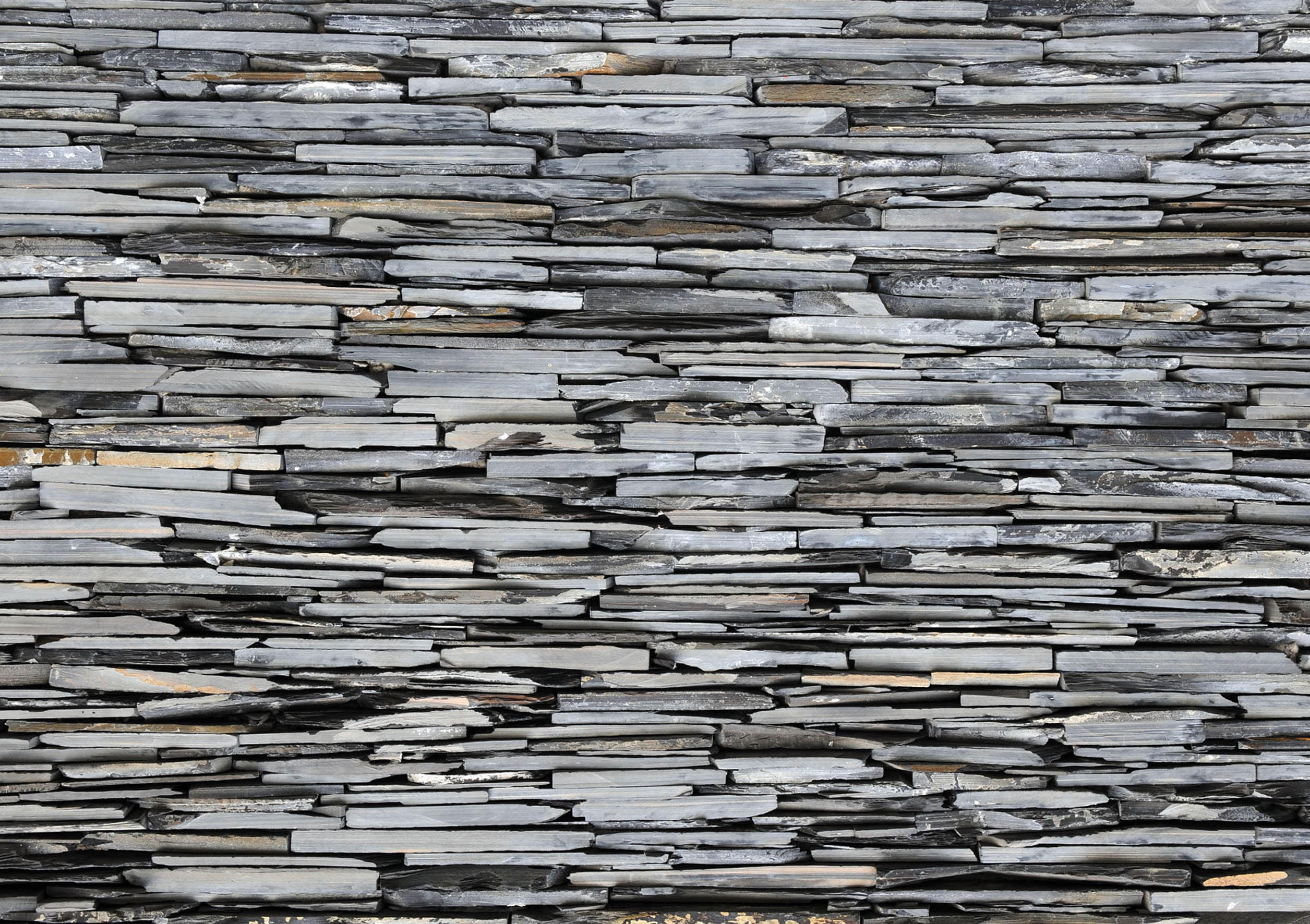 FOTOTAPETE Stein-Optik 375 x 270 cm - Grau, Papier (375/270cm) - Sanders & Sanders