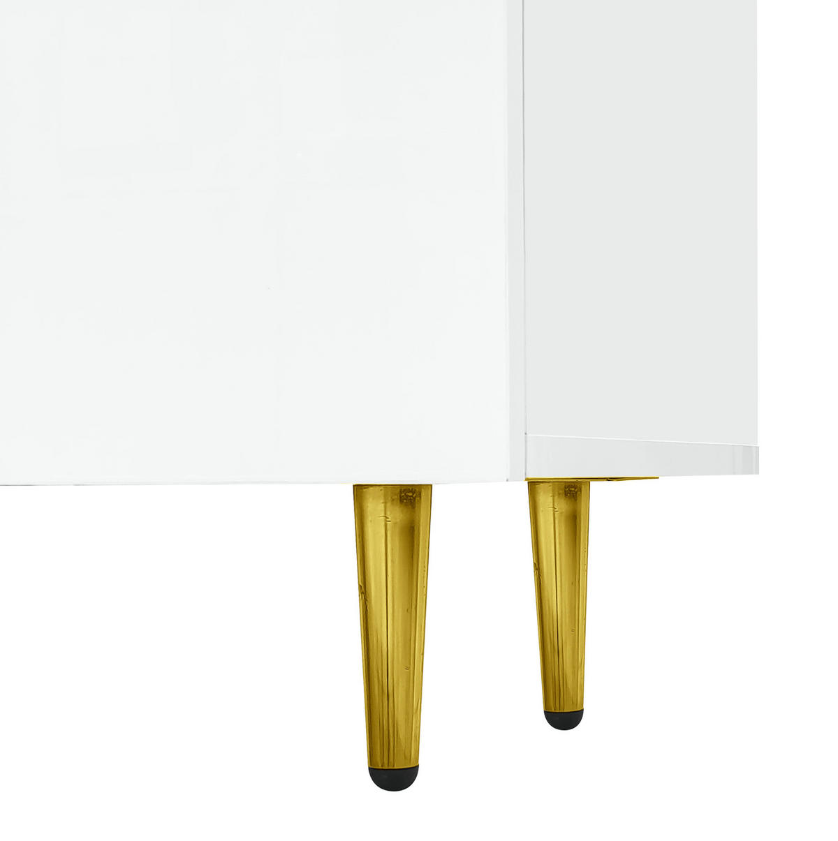 LOWBOARD 170/35/46 cm Weiß aus MDF mit 4 Türen - Weiß, Holzwerkstoff (35/46/170cm) - OKMYHOME