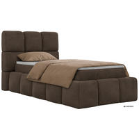 BOXBETT NIRA 90/200 - Braun Velvet - Topper T25 - H4 - Schwarz/Braun, Kunststoff/Textil (90/200cm) - MKS