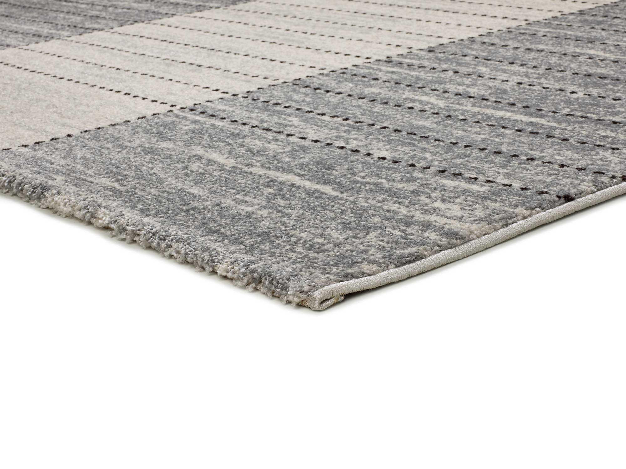 WEBTEPPICH grau Craft 133/190 cm - Grau, Naturmaterialien/Textil (133/190cm) - Atticgo