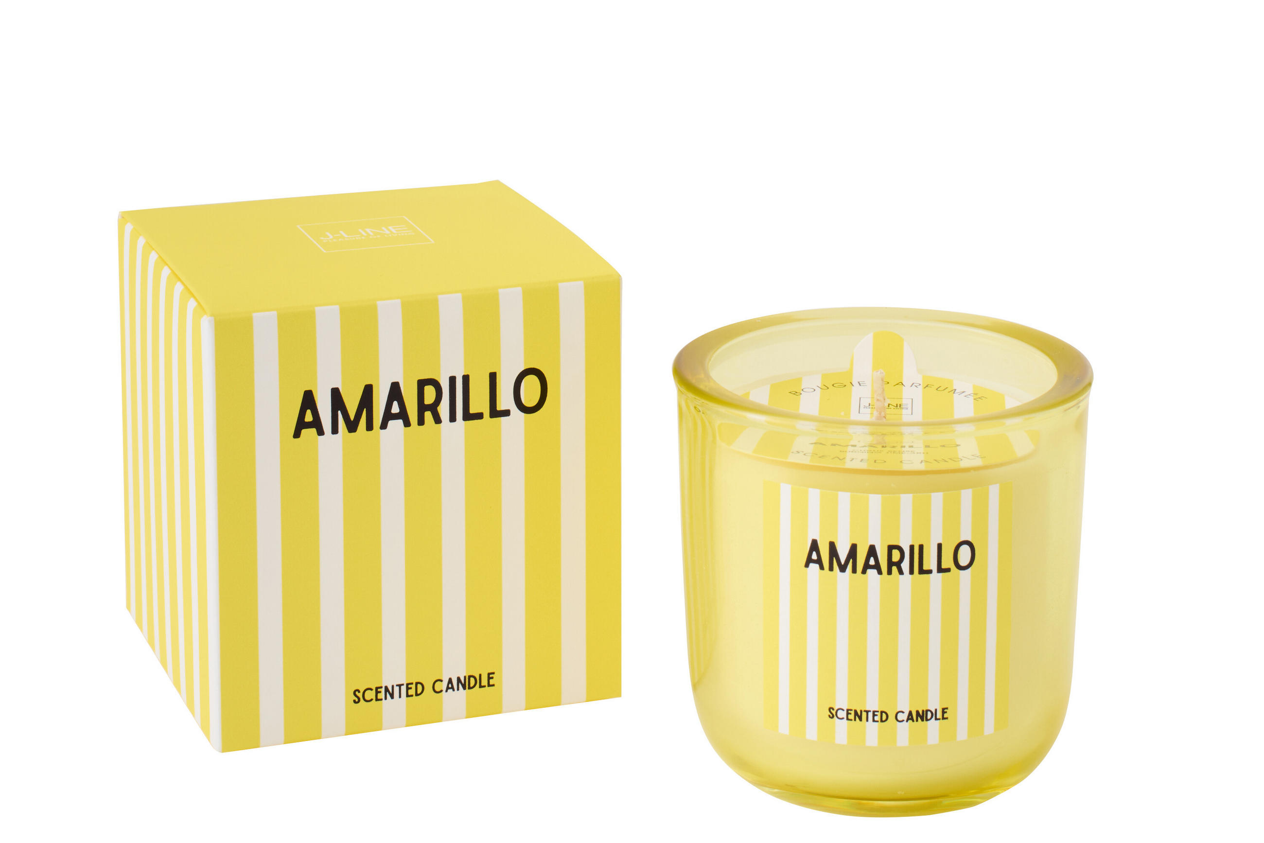 DUFTKERZE AMARILLO Gelb - Gelb, Paraffin (9.5/10cm) - J-Line