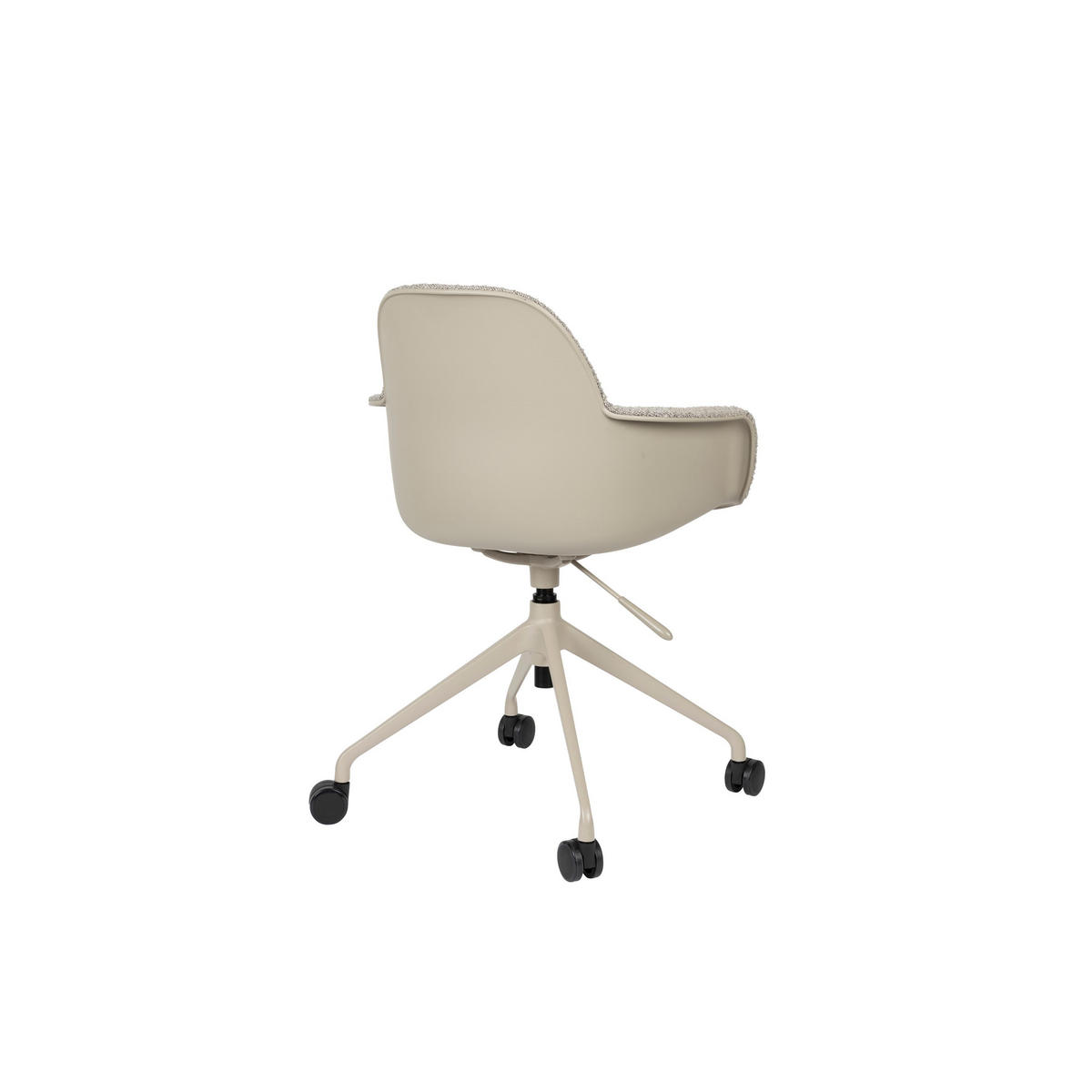 BÜROSTUHL Albert Kuip Armlehne Taupe - Taupe, Kunststoff (59.2/84.4/52cm) - Zuiver