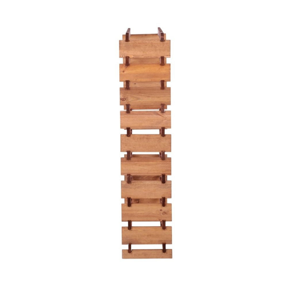 WEINREGAL VINOTECA FLEX PRO HxBxT 135x65x28cm 60 Flaschen auf 10 Ebenen Braun geölt - Braun, Holz (65/135/28cm) - PROREGAL