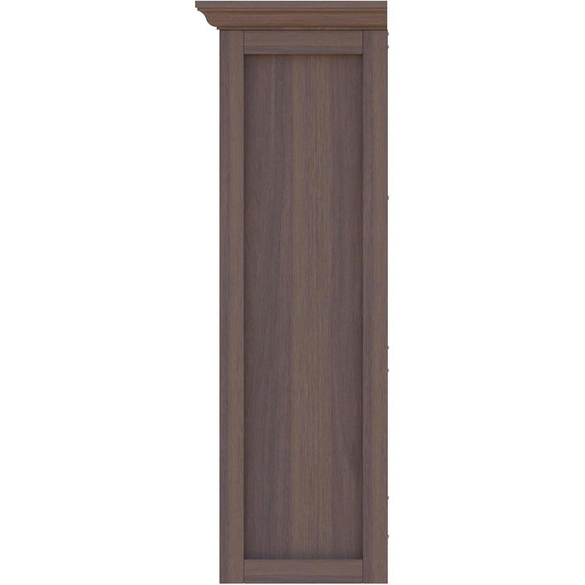 BÜCHERREGAL mit Sockel Walnuss 9 Fächer 99 x 98 cm - Braun, Holzwerkstoff (98/99/34cm)