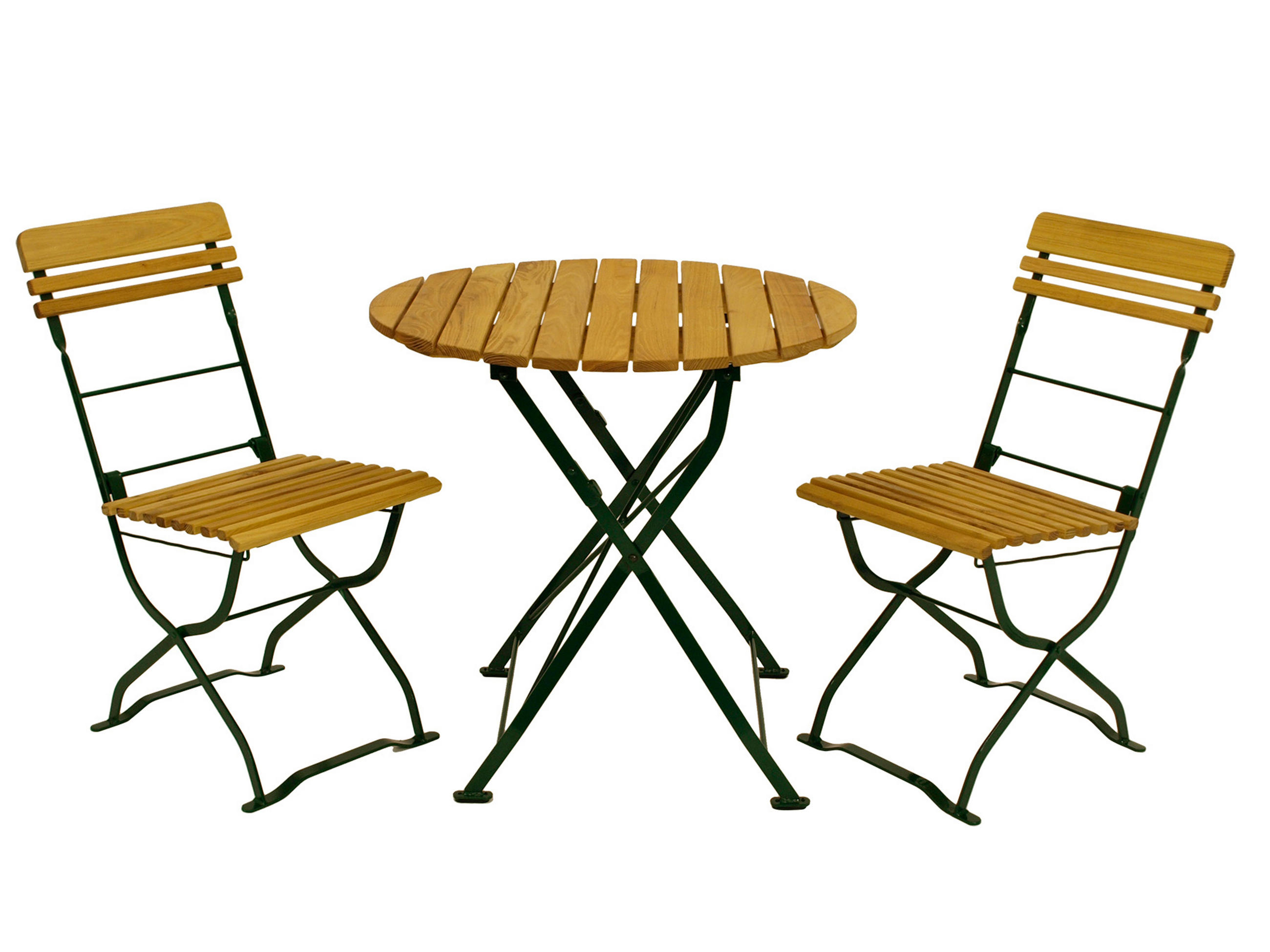 GARTEN-GARNITUR Bayern 3-teilig aus Robinienholz - Braun, Holz - TPFGarden