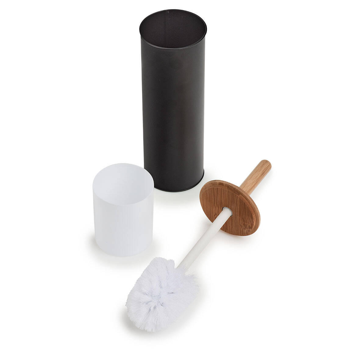 WC-BÜRSTE Ø 10 cm - Schwarz, Metall (10/38.4/10cm)