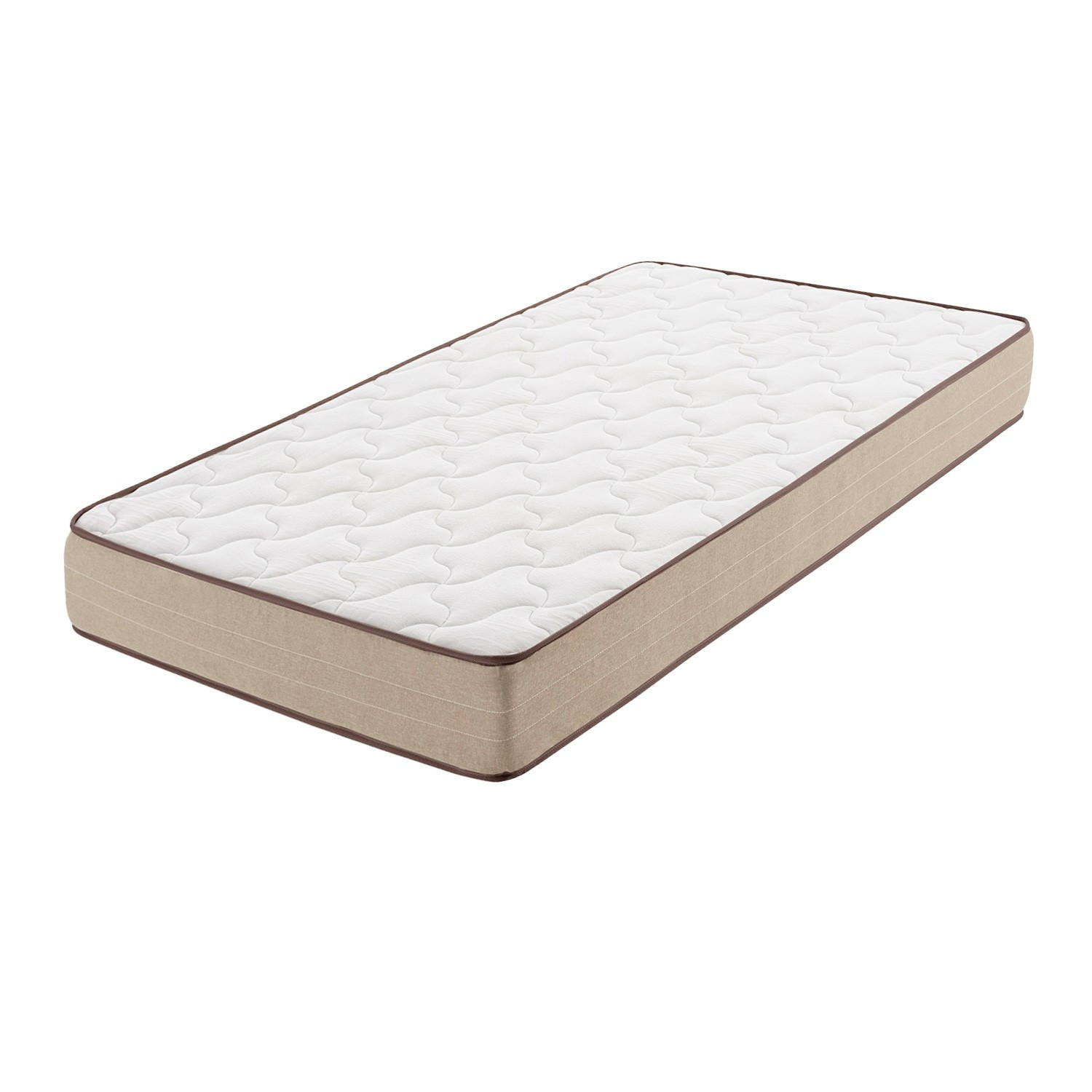 MATRATZE Bamboo Fresh 21cm, 90x200cm - Weiß, Textil (90/200cm) - Moonia