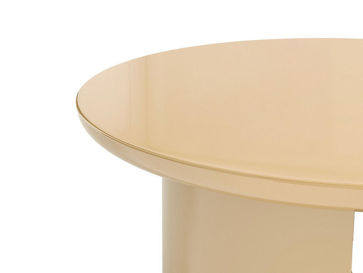COUCHTISCH - 90 cm x 90 cm - holz - beige Derlali - Beige, Holz (90/90/40.5cm) - Vente-Unique