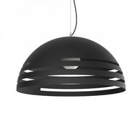 HÄNGELEUCHTE - Schwarz, Metall (30/60/30cm) - Lumicom