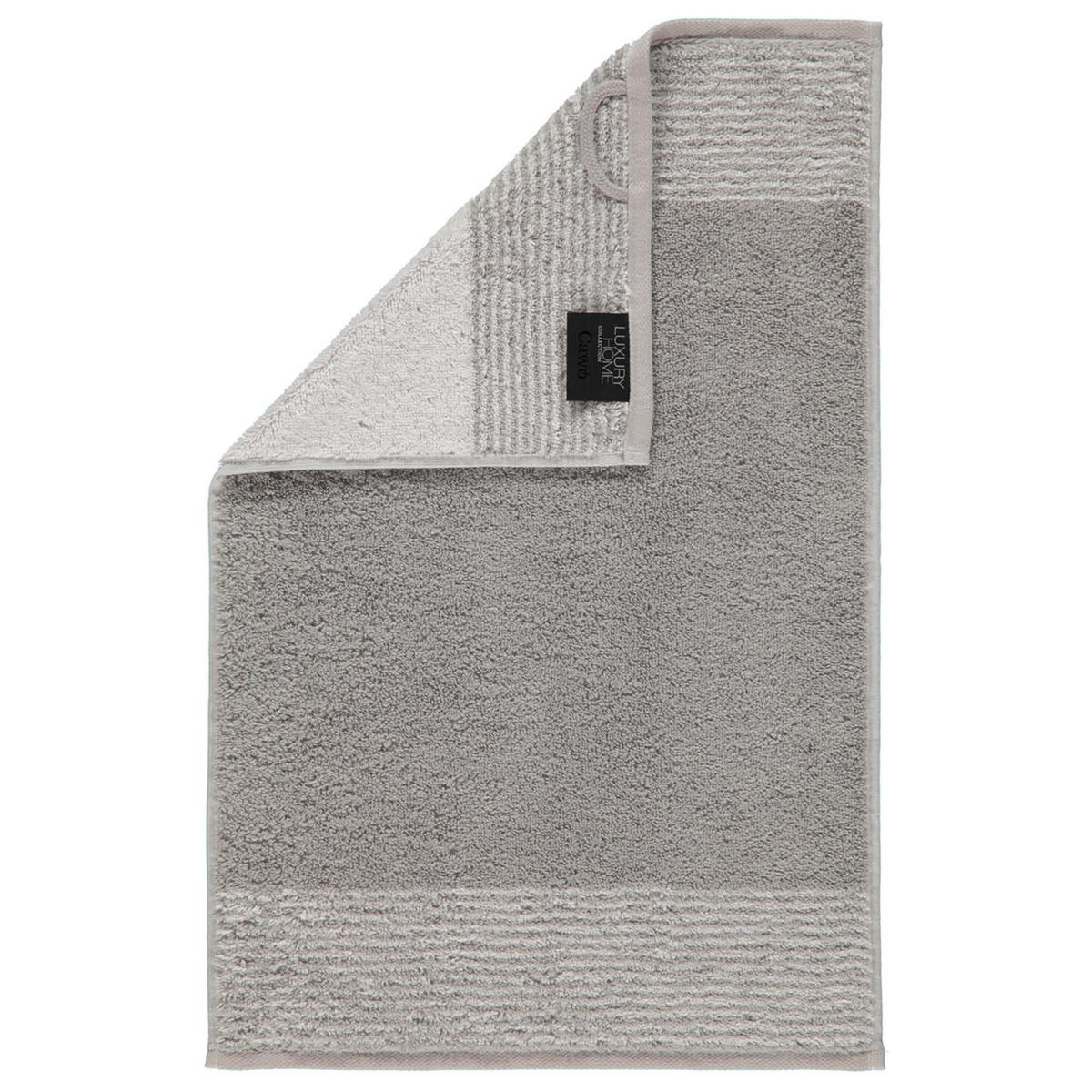 HANDTUCH Unisex Luxury Home C Two-Tone Grau Baumwolle 10er Pack - Platinfarben, Naturmaterialien (200/135cm) - Cawoe