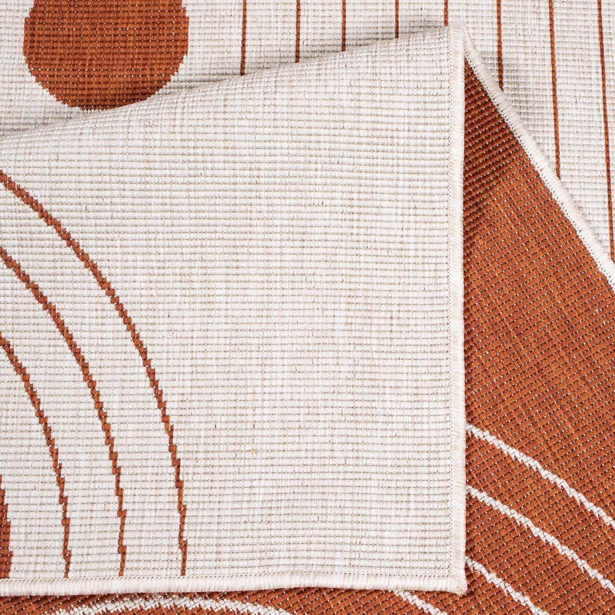 OUTDOOR-TEPPICH DuoRug 5739 Rot 80x150 cm - Rot, Textil (80/150cm) - carpet city