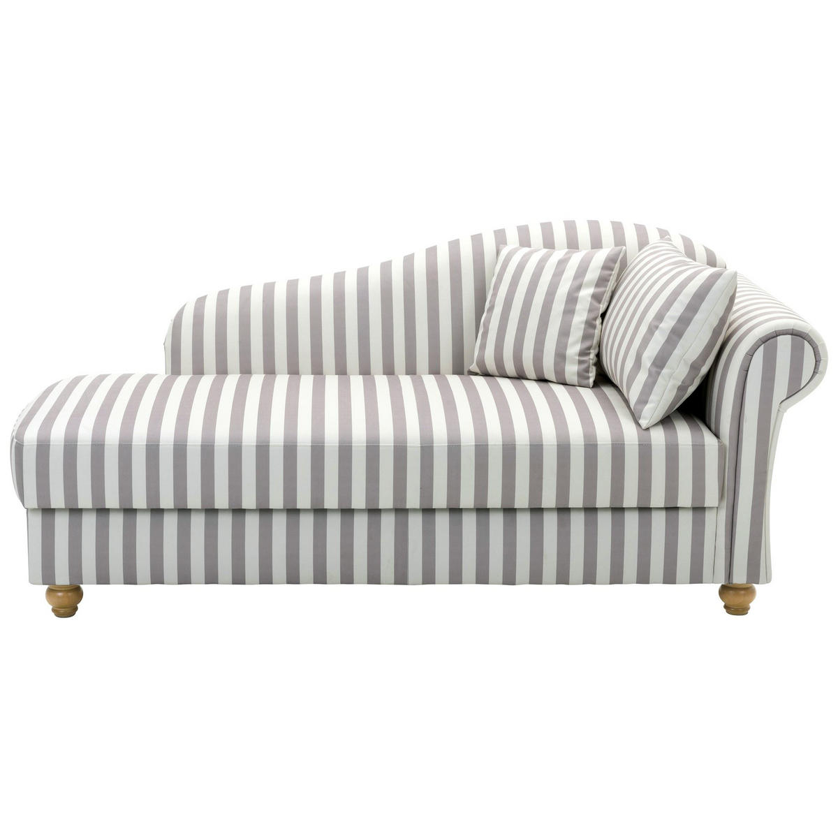 RECAMIERE Armlehne rechts Katrinka Flachgewebe mittelbraun - Haselnussfarben, Kunststoff (188/84/92cm) - 58aufmkessel