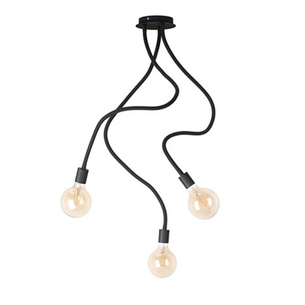 PENDELLEUCHTE LOYD E27 III Schwarz 45 W - Schwarz, Metall (13/13/109cm) - Rendl