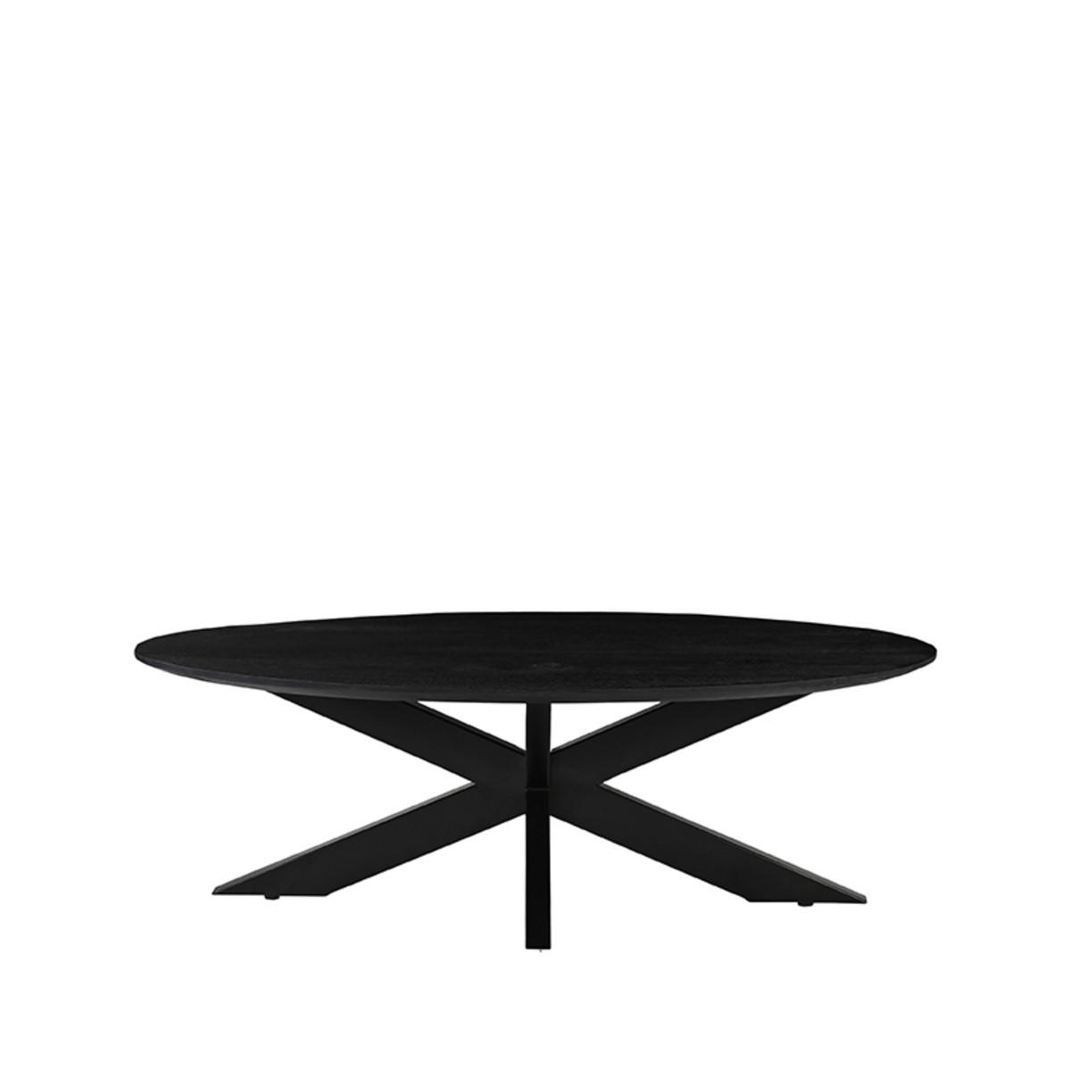 COUCHTISCH James Schwarz 70/130/43 cm - Schwarz, Holz (70/130/43cm) - LABEL51