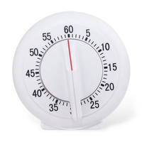 KÜCHENTIMER Weiß - Weiß, Kunststoff (9/9.5/5cm) - Orion 