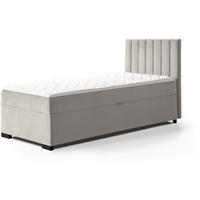POLSTERBETT Eric 94/207/105 beige - Beige, Holzwerkstoff/Textil (90/200cm) - Beautysofa