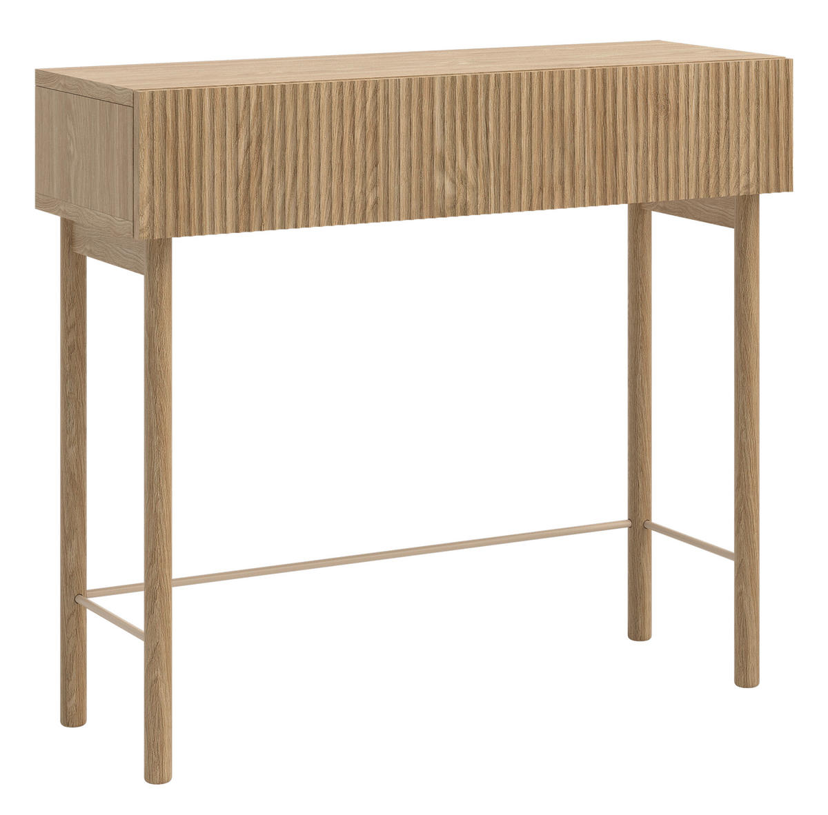 KONSOLENTISCH Nolie Eichenholzoptik 90 cm - Eichefarben, Holz/Holzwerkstoff (90/80/35.6cm) - Selsey