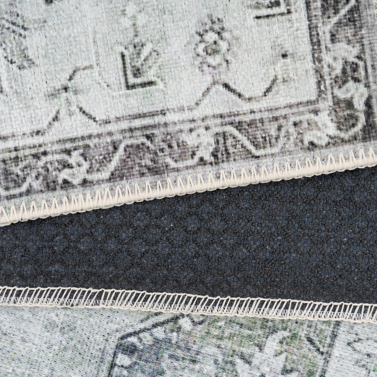 FLACHWEBETEPPICH Rumi - Grau, Textil (200/290cm) - Kukoon Rugs