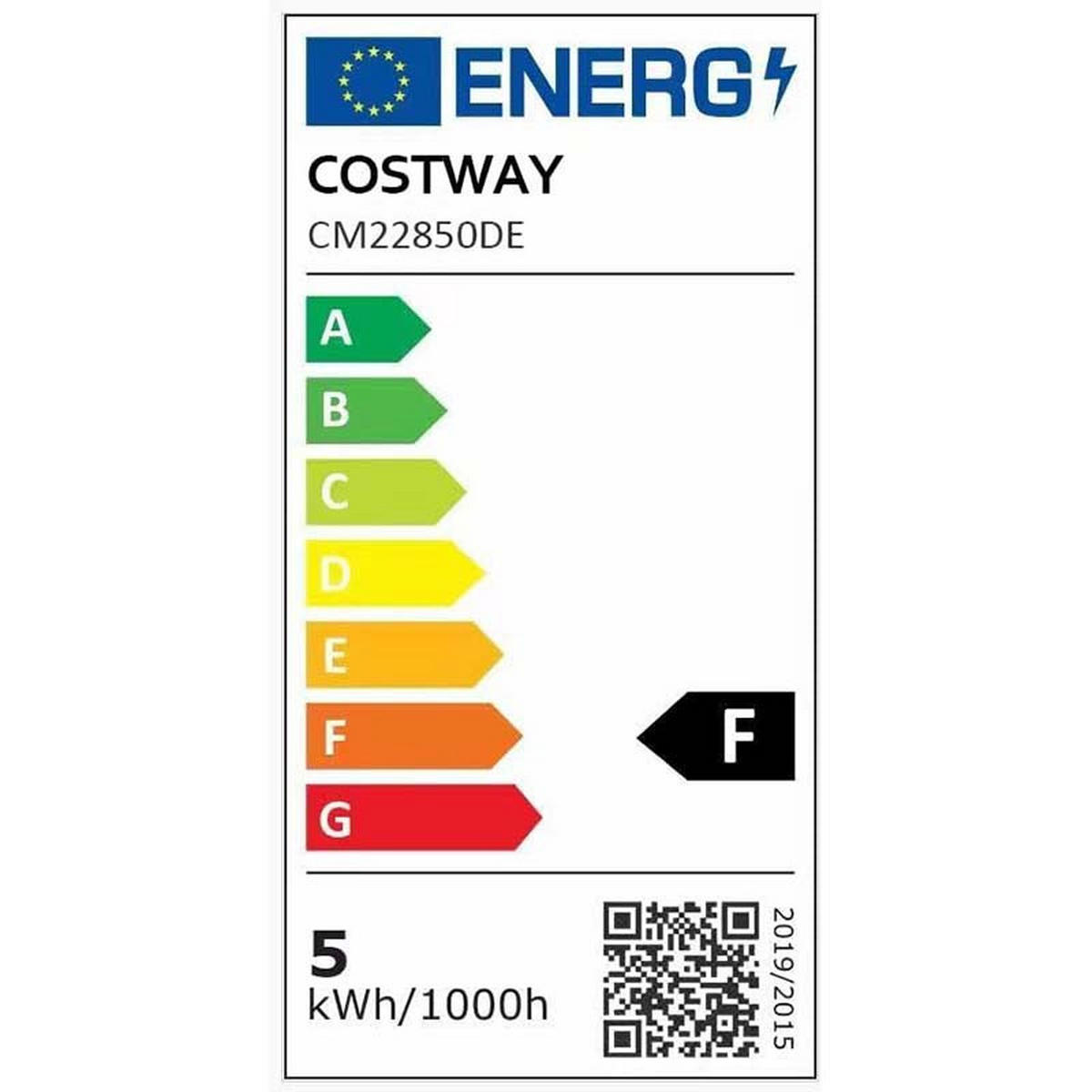 WEIHNACHTSBAUM mit warmweißen LEDs 135cm Grün - Grün, Metall (135cm) - COSTWAY