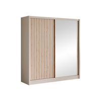 SCHWEBETÜRENSCHRANK London Lux 203 - Kaschmir, Holzwerkstoff (203/215/60cm) - MIRJAN24