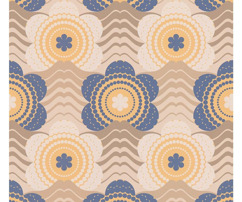 VLIESTAPETE Orange 53/850 cm - Orange, Textil (53/1cm) - KUNSTLOFT