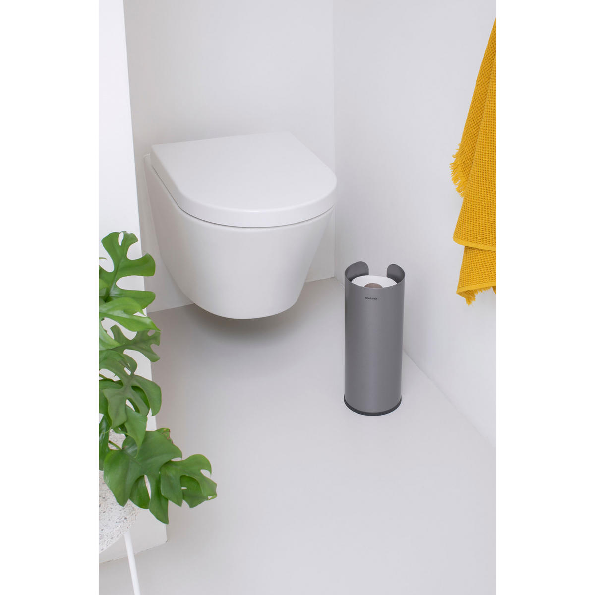 TOILETTENROLLEN-SPENDER, Platinum, für 3 Rollen - Silberfarben, Metall (13.2/32.1/13.2cm) - Brabantia
