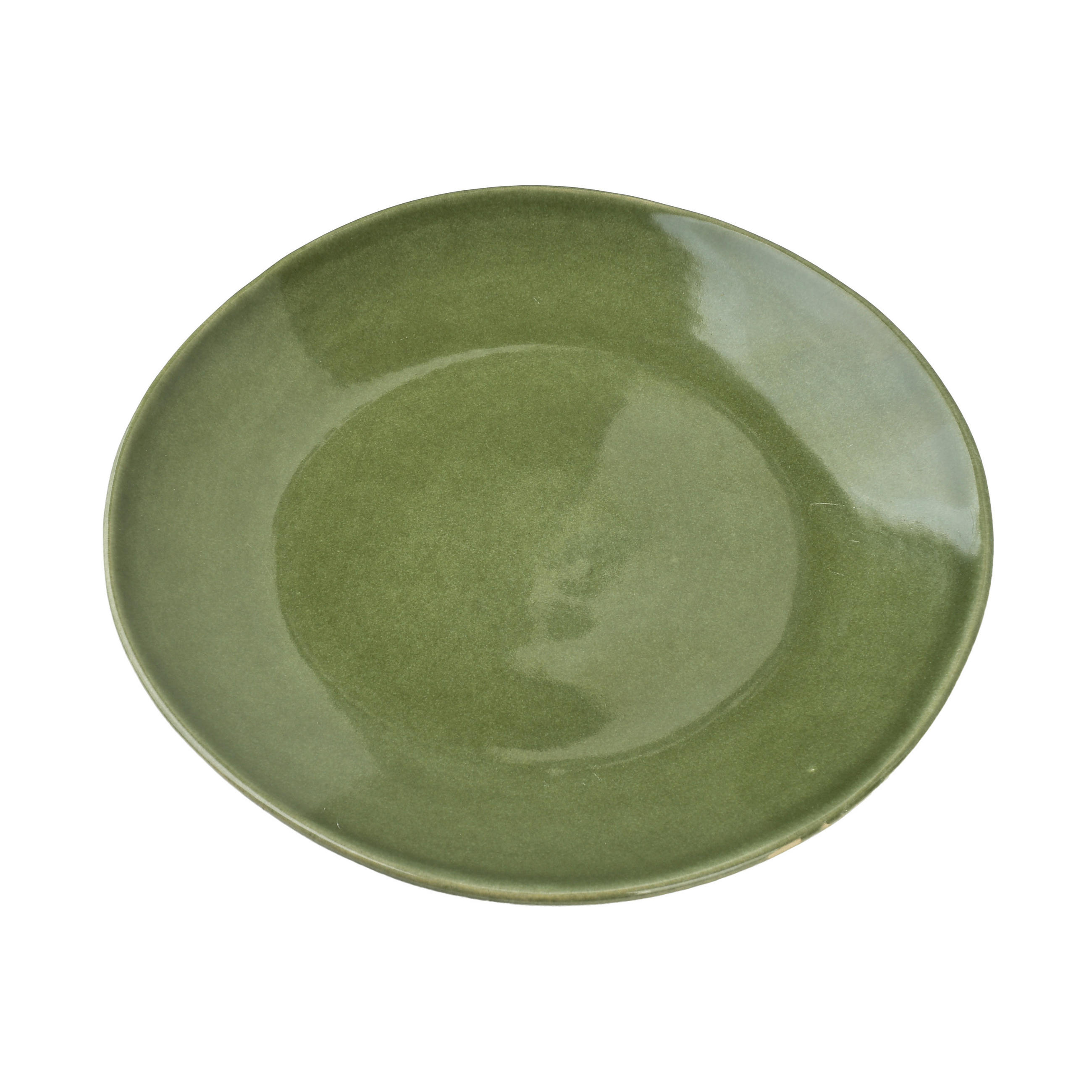 TELLER Basic Nature 22,5cm Keramik - Grün, Keramik (22.5/22.5/2cm) - Mondex