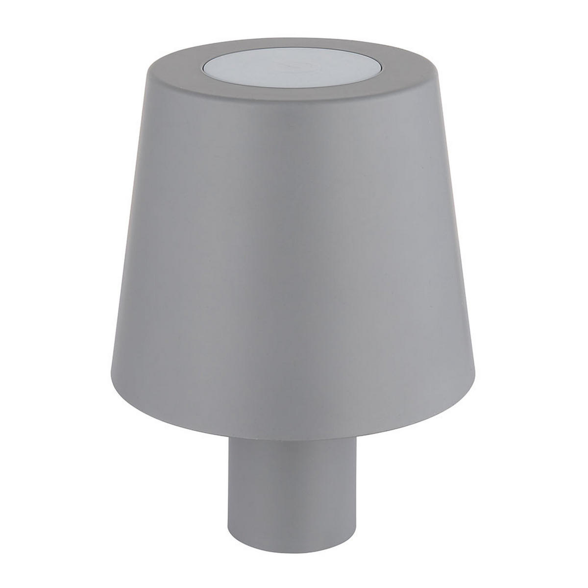 LED TISCHLEUCHTE YARA Grau - Grau, Kunststoff (10.5/10.5/14cm) - Globo Lighting