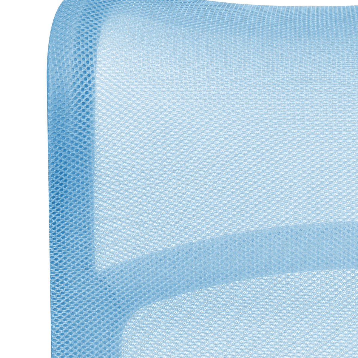 BÜROSTUHL Hellblau Bard - Hellblau, Textil (50/113/66cm) - Beliani