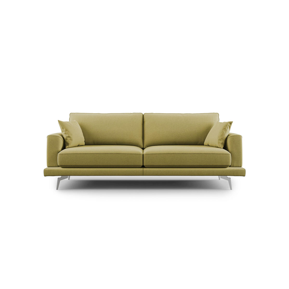 LINEARSOFA Dorian - Gelb, Textil (218/88/93cm) - Divani.store