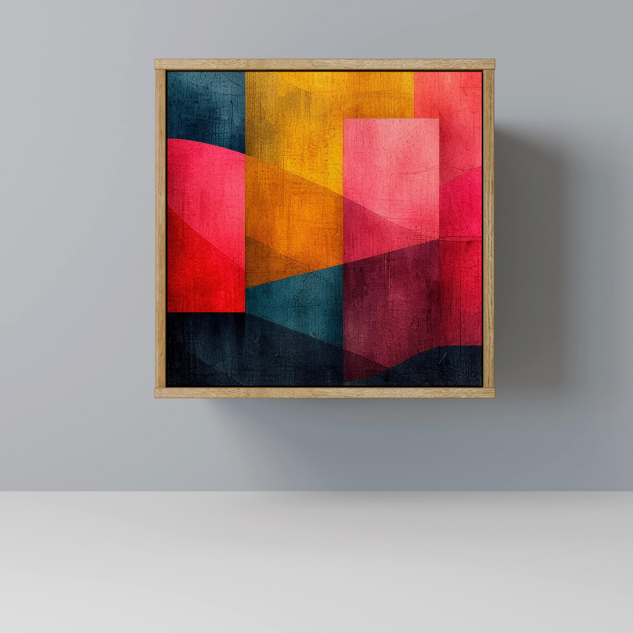 SpaceRebels Sideboard Eiche 57.5x57.5x42 cm