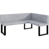 ECKBANK ERIC_U - Hellgrau, Textil (128/168cm) - Meblini