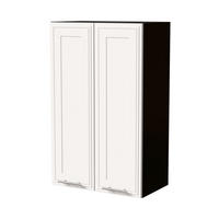 HÄNGESCHRANK Salo W4/60 Schwarz / Weiß Matt 60 / 32,5 / 96cm - Schwarz/Weiß, Holz/Holzwerkstoff (60/96/32.5cm) - Feldmann-Wohnen