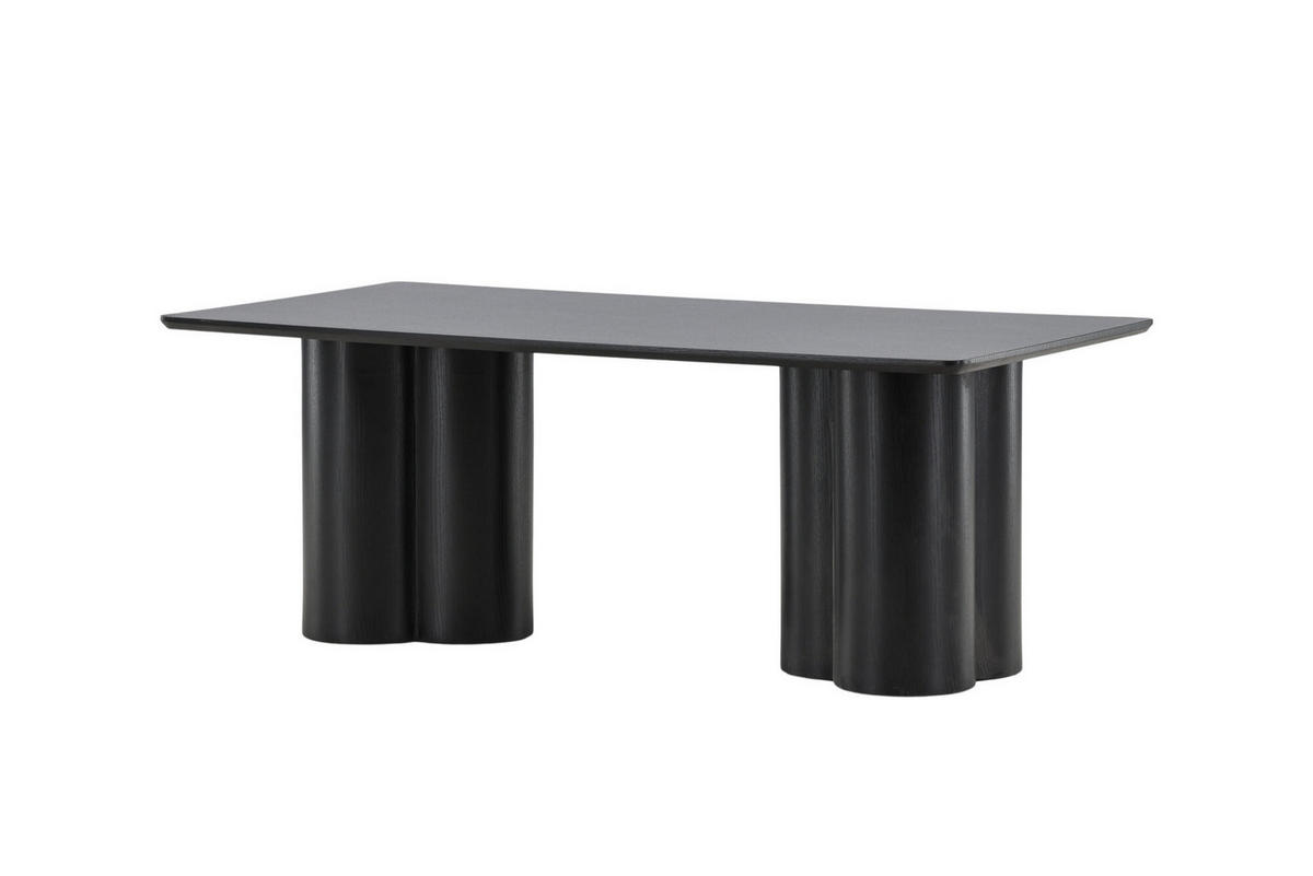COUCHTISCH OLIVIA Schwarz 60x120x45 cm - Schwarz, Holzwerkstoff (120/60/45cm) - FURNLUX