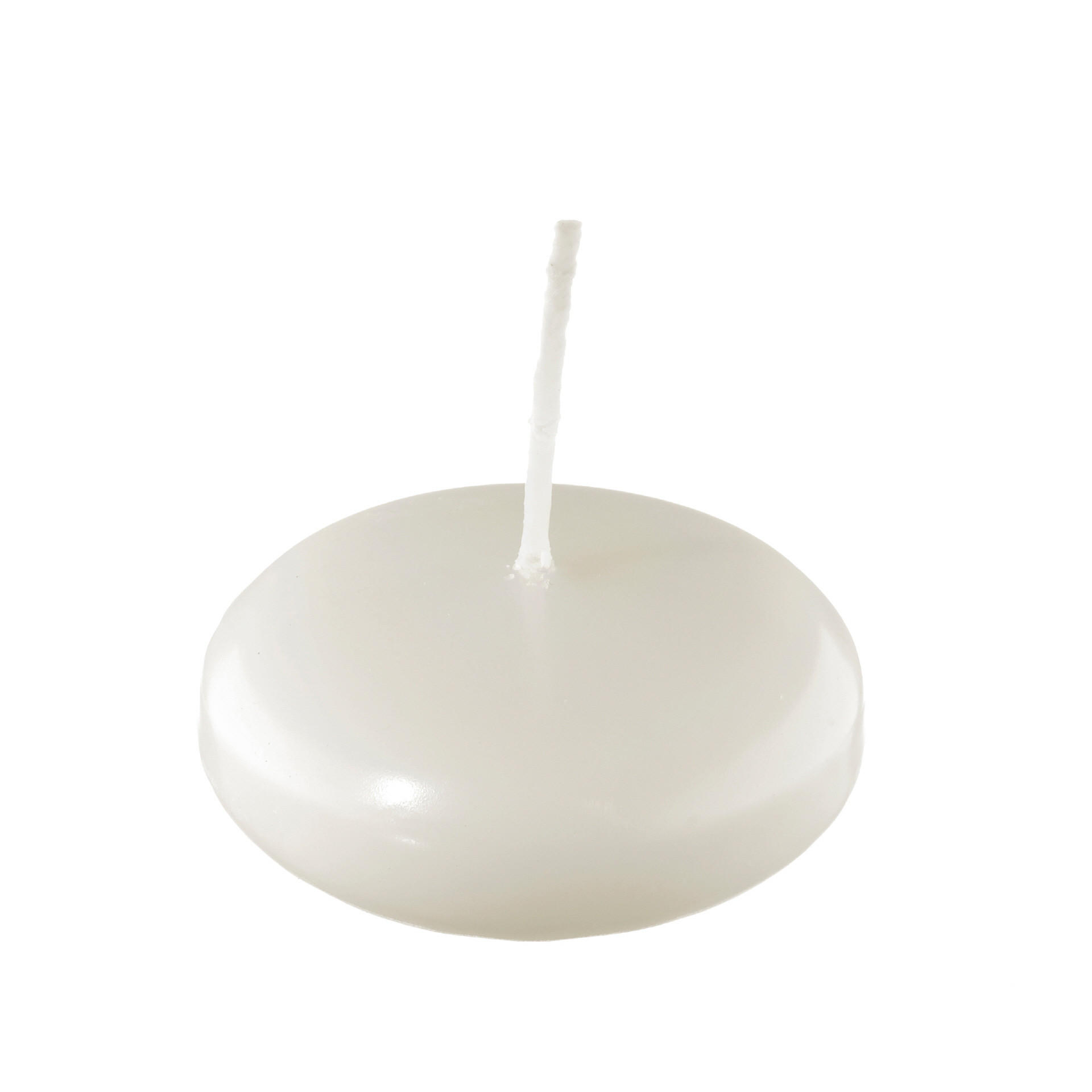 SCHWIMMKERZEN Elfenbein 24 x Ø 60 mm, 20 Stück - Beige, Paraffin (6/2.4/2.4cm) - Kopschitz Kerzen