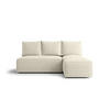 ECKSOFA mit Schlaffunktion SAVIO MINI Quelle 03 Rechts - Beige, Textil (200/140cm) - Bedante