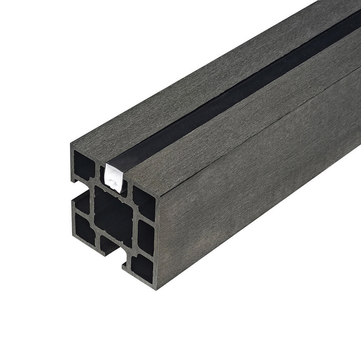 NUTLEISTE DINA - 6 - Anthrazit, Kunststoff (2/185cm) - Home Deluxe