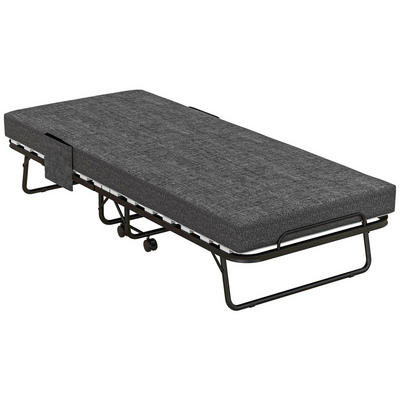 ComfortXL Klappbett Dunkelgrau 80x190 cm