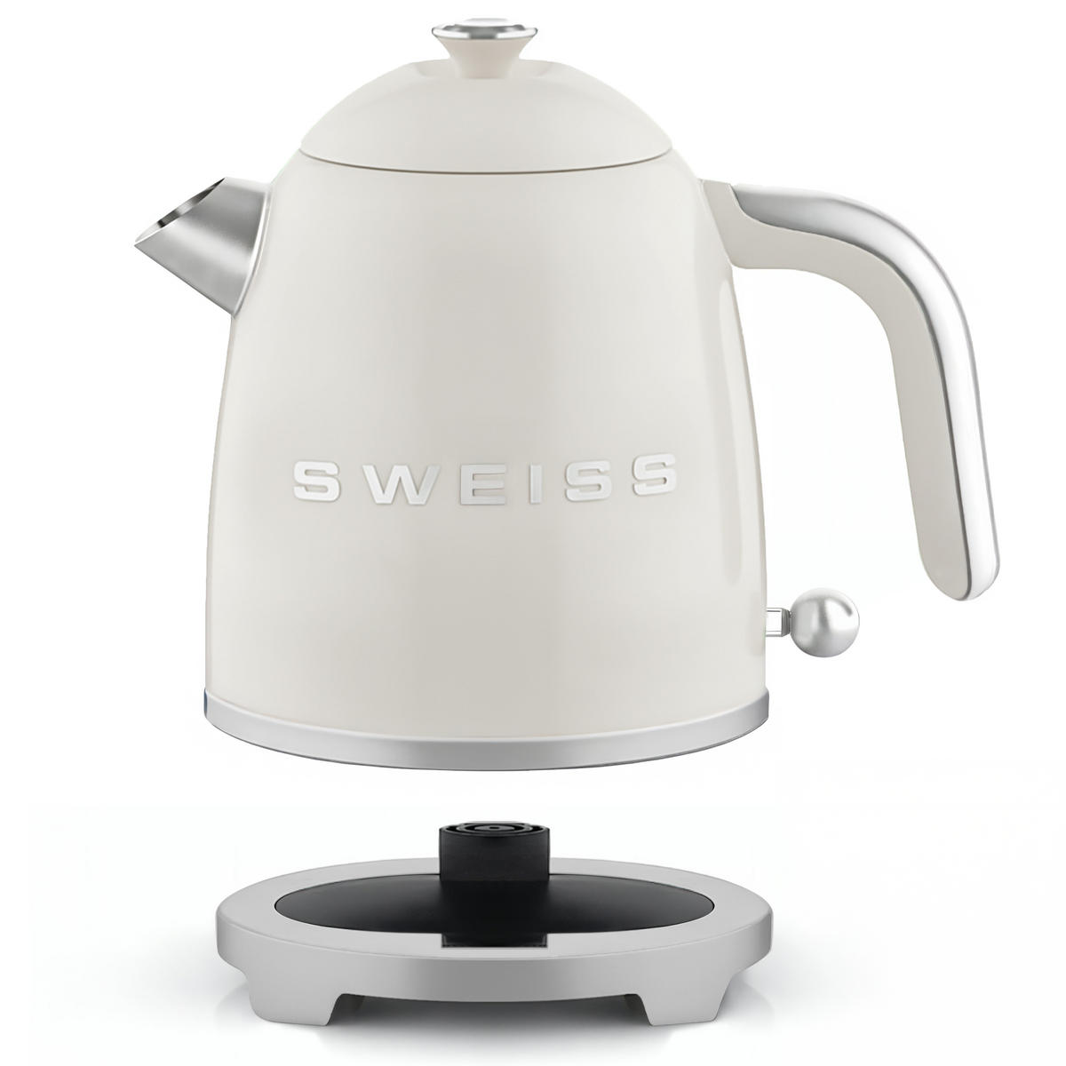 WASSERKOCHER KTS8 Beige, Vintage - Beige, Metall (16/24/22cm) - SWEISS