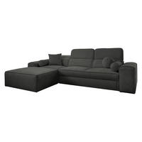 ECKSCHLAFSOFA Vito I, Seite: Links - Anthrazit, Holz/Textil (276/187cm) - MIRJAN24