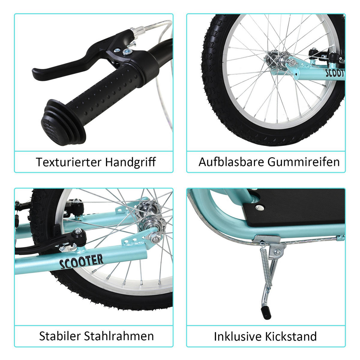 TROTTINETT 16 Zoll Blau - Blau, Kunststoff/Metall (96/139/58cm) - Jamb