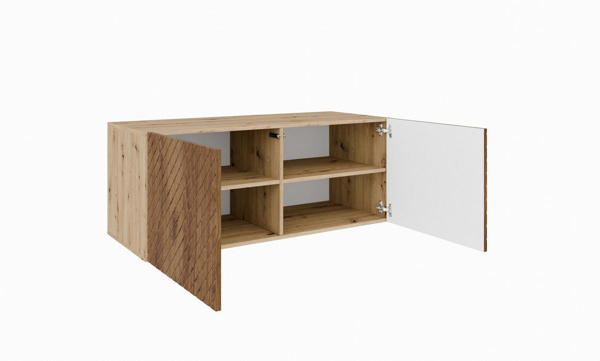 TV-SCHRANK KLER - Wildeiche/Eiche Artisan, Holzwerkstoff (100/41/40cm) - Meblini